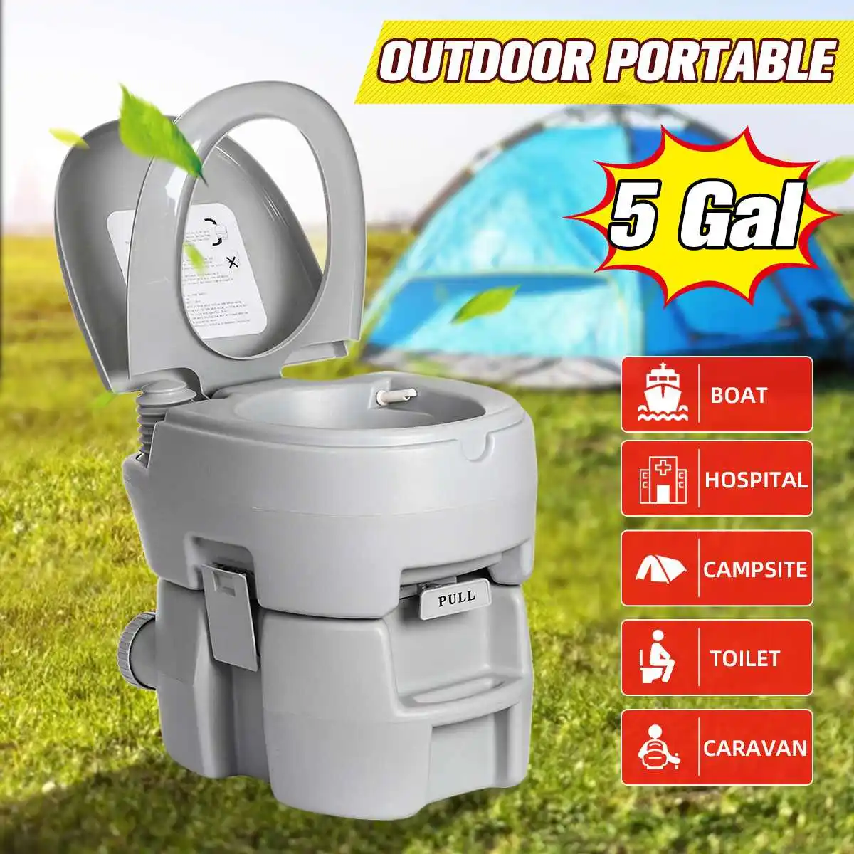 20L Portable Toilet Flush Outdoor Indoor Travel Camping Adult Kids Commode Potty Caravan Mobile Toilets Hospital Boat 20L Portable Toilet Flush Outdoor Indoor Travel Camping Adult Kids Commode Potty Caravan Mobile Toilets Hospital Boat