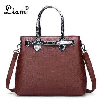 2019 Luxury Serpentine Crocodile Handbags Women Bags Designer Brand Famous Women Shoulder Bags High Quality Pu Leather Tote Bag
2019 Luxury Serpentine Crocodile Handbags Women Bags Designer Brand Famous Women Shoulder Bags High Quality Pu Leather Tote Bag