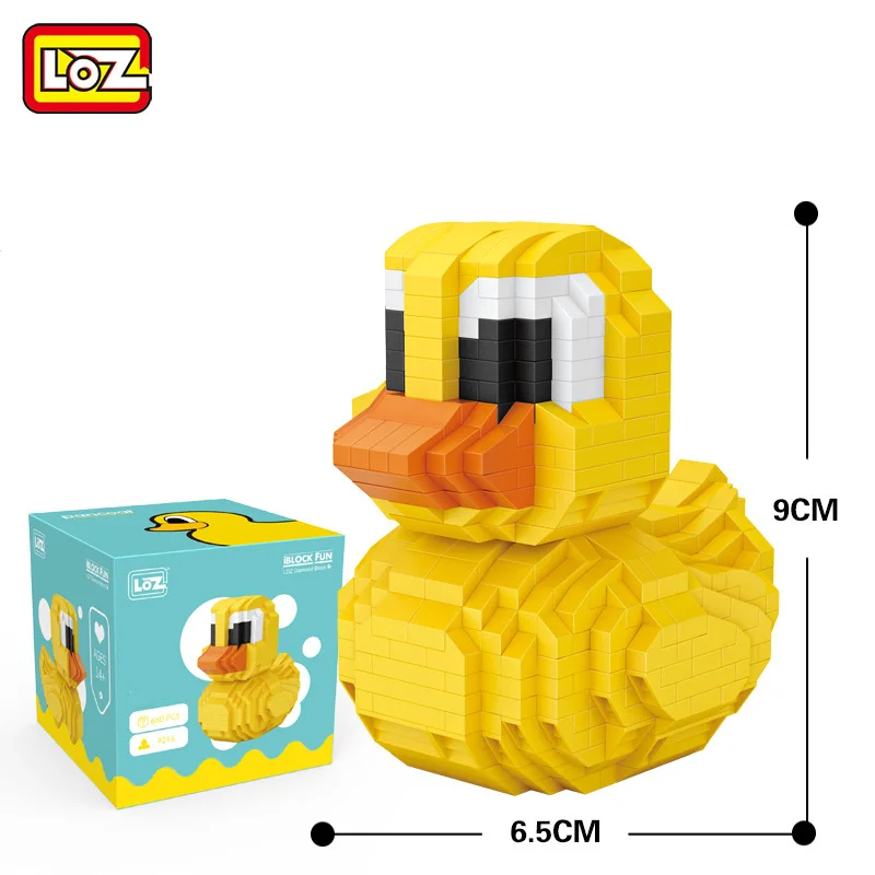 LOZ Cartoon Animal Pets Yellow Duck Building Blocks 3D Model DIY Mini Diamond Bricks Building Assembly Toy for Children Boys
LOZ Cartoon Animal Pets Yellow Duck Building Blocks 3D Model DIY Mini Diamond Bricks Building Assembly Toy for Children Boys