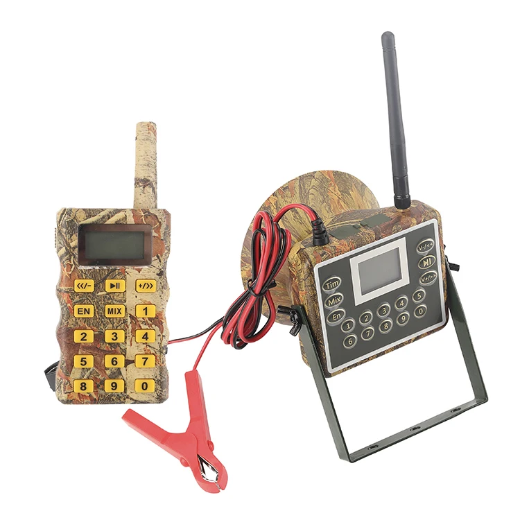 PDDHKK Hunting Bird Caller Mix Two Voices with Remote Controller 60W 160dB Loud Speaker Outdoor Wildlife Hunting Decoy Rainproof
PDDHKK Hunting Bird Caller Mix Two Voices with Remote Controller 60W 160dB Loud Speaker Outdoor Wildlife Hunting Decoy Rainproof