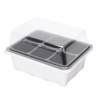 6Pcs / 6 HolesSeedling Tray Planting Seed Tray Kit Plant Germination Box
6Pcs / 6 HolesSeedling Tray Planting Seed Tray Kit Plant Germination Box