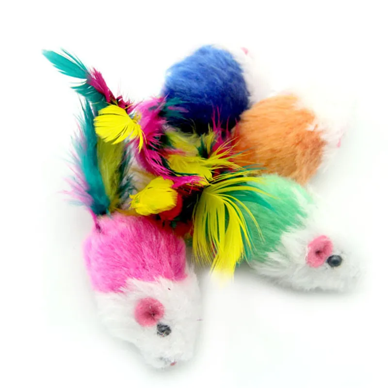 New Pet Cat Kitten Dog Playing Toy False Mouse Rat Toys Free Shipping Colors Randomly Multicolor