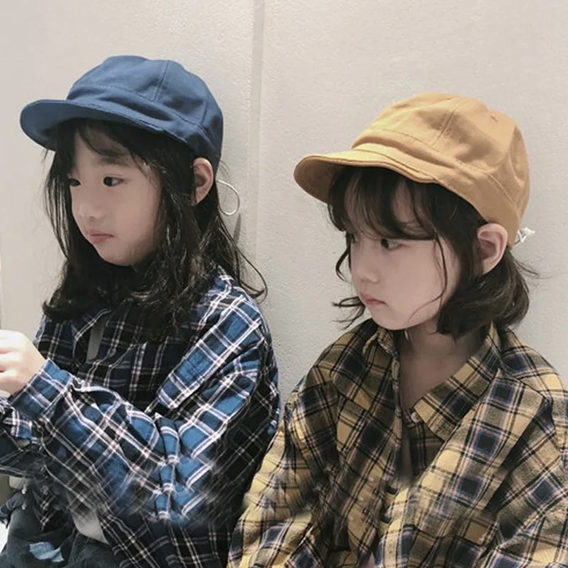 Autumn new Korean version of the new retro old spring children's baseball cap children's soft cap
