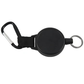 Heavy Duty Retractable Key Chain & Badge Reel Holder Carabiner Clip - Swivel-Back Extractable - Great for Swipe ID Cards or USB
Heavy Duty Retractable Key Chain & Badge Reel Holder Carabiner Clip - Swivel-Back Extractable - Great for Swipe ID Cards or USB