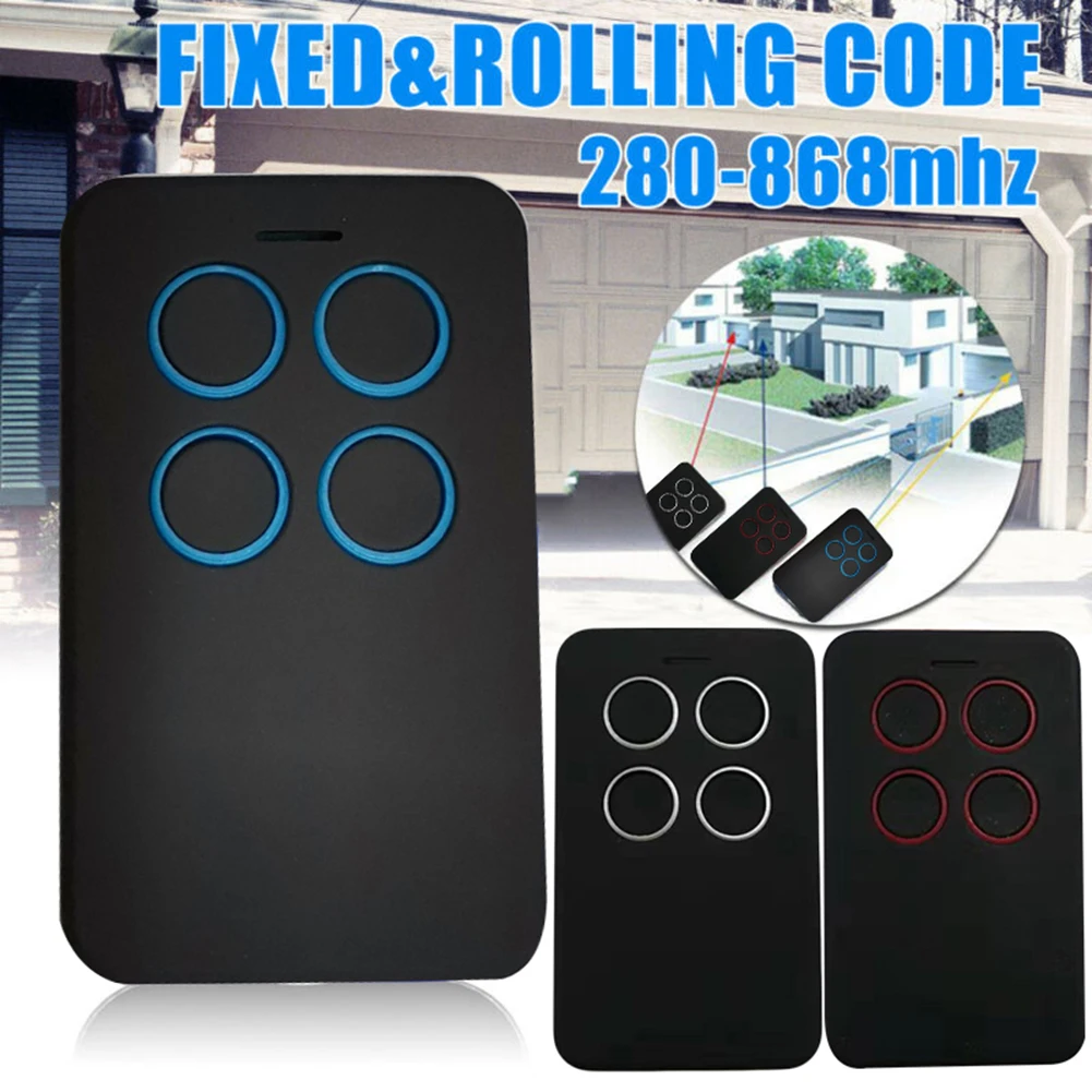 1pc 280-868MHZ Universal Fix Rolling Gate Garage Door Remote Control Duplicator Tool for Gate Garage Door Alarm Automatic Door
1pc 280-868MHZ Universal Fix Rolling Gate Garage Door Remote Control Duplicator Tool for Gate Garage Door Alarm Automatic Door