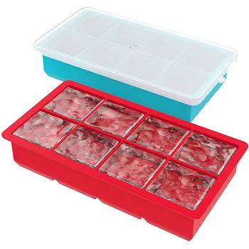 Silicone Large Eight-Box Creative Juice Ice Cube Mold, perfect for Baby Food, freeze Snacks and Cocktails 2 Pcs
Silicone Large Eight-Box Creative Juice Ice Cube Mold, perfect for Baby Food, freeze Snacks and Cocktails 2 Pcs