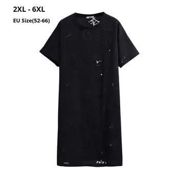 Plus Size 6XL 5XL 4XL 3XL 2XL Casual Women Short Sleeves Summer Dresses Femme Korean Style Black Pink Hollow Out Cotton Clothes
Plus Size 6XL 5XL 4XL 3XL 2XL Casual Women Short Sleeves Summer Dresses Femme Korean Style Black Pink Hollow Out Cotton Clothes