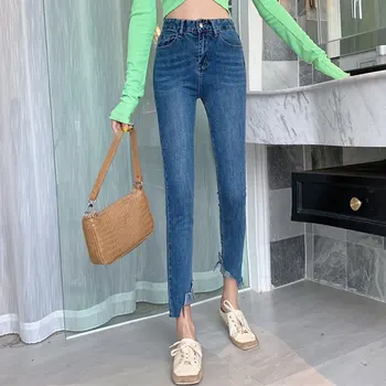 2020 New Nine Pants High Waist Jeans Female Tight Skinny Casual Pants Ankle Length Pants Jeans Woman Lady Pants Boyfriend Jeans 
2020 New Nine Pants High Waist Jeans Female Tight Skinny Casual Pants Ankle Length Pants Jeans Woman Lady Pants Boyfriend Jeans