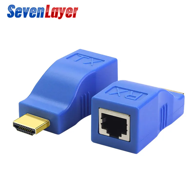 1 pair HDMI Extender to RJ45 LAN Network Extension Transmitter Receiver TX RX Cat5e CAT6 Ethernet Cable V1.4 30m 4K HD TV 1080P
1 pair HDMI Extender to RJ45 LAN Network Extension Transmitter Receiver TX RX Cat5e CAT6 Ethernet Cable V1.4 30m 4K HD TV 1080P