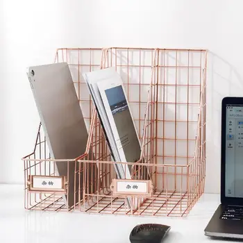Desk Organizer Bedroom Wrought Iron Stationery Nordic Style Home Office Mesh Book Shelf File Holder Magazine Rack Management
Desk Organizer Bedroom Wrought Iron Stationery Nordic Style Home Office Mesh Book Shelf File Holder Magazine Rack Management