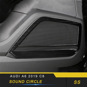 For Audi A6 C8 2019 Car Styling Loudspeaker Sound Cover Trim Frame Sticker Chrome Interior Accessories
For Audi A6 C8 2019 Car Styling Loudspeaker Sound Cover Trim Frame Sticker Chrome Interior Accessories