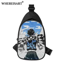 WHEREISART High Popularity Anime Demon Slayer Chest Bags Boys Girls Luxury Tanjirou Shinobu Many Roles Sling Bags Shoulder Bags
WHEREISART High Popularity Anime Demon Slayer Chest Bags Boys Girls Luxury Tanjirou Shinobu Many Roles Sling Bags Shoulder Bags