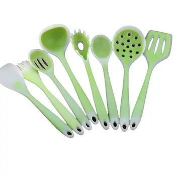 8 Pcs Kitchenware Silicone Heat Resistant Kitchen Cooking Utensils Non-Stick Soup Spoon Baking Tool Cooking Tool Sets
8 Pcs Kitchenware Silicone Heat Resistant Kitchen Cooking Utensils Non-Stick Soup Spoon Baking Tool Cooking Tool Sets