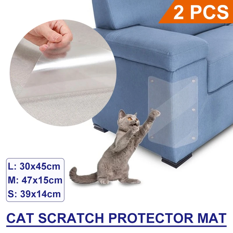2PCS Cat Scratch Guards Corner Guard PVC Deterrent Pad Furniture Flexible Vinyl Protector Paw Pad For Leather Sofa Couch Door
2PCS Cat Scratch Guards Corner Guard PVC Deterrent Pad Furniture Flexible Vinyl Protector Paw Pad For Leather Sofa Couch Door