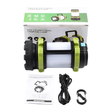 LED Camping Lantern, 5 Light Modes, 3600MAh Power Bank, IPX4 Waterproof, Perfect Lantern Flashlight for Hurricane Emergency, Hik
LED Camping Lantern, 5 Light Modes, 3600MAh Power Bank, IPX4 Waterproof, Perfect Lantern Flashlight for Hurricane Emergency, Hik