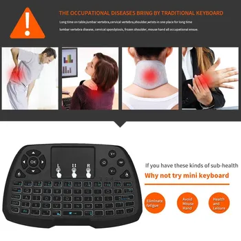 4 Colors Backlit 2.4GHz Wireless Keyboard For Android Smart TV Set-Top Box Up To 10 Meters Distance Innovative Shape
4 Colors Backlit 2.4GHz Wireless Keyboard For Android Smart TV Set-Top Box Up To 10 Meters Distance Innovative Shape