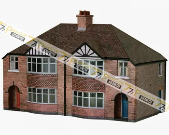16 Semi-detached House 3D Paper Model OO HO Scale 1:56 1:64 1:76 1:87 1:150 Town Building Scene Children Adult Educational Toys
16 Semi-detached House 3D Paper Model OO HO Scale 1:56 1:64 1:76 1:87 1:150 Town Building Scene Children Adult Educational Toys