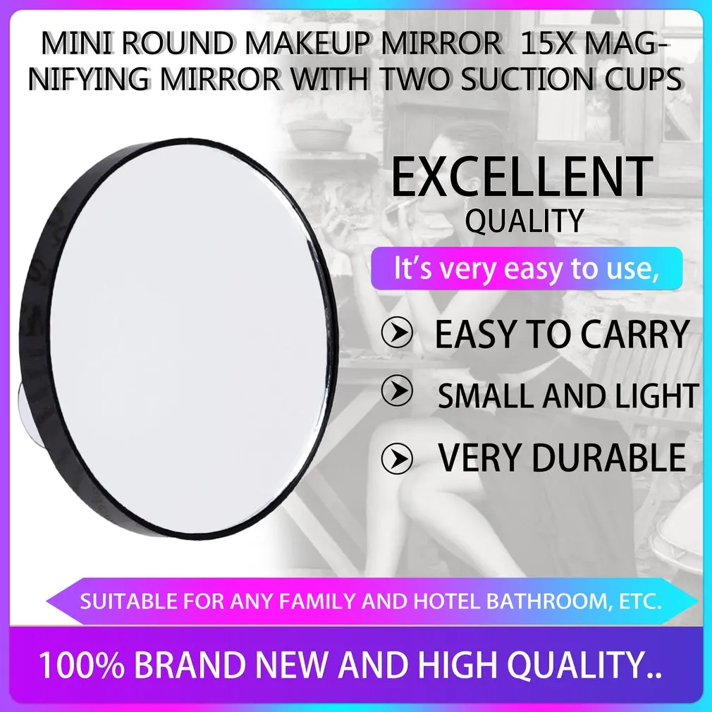 Vanity Makeup Mirror 5X 10X 15X Magnifying Mirror With Two Suction Cups Cosmetics Tools Mini Round Mirror Bathroom Mirror
Vanity Makeup Mirror 5X 10X 15X Magnifying Mirror With Two Suction Cups Cosmetics Tools Mini Round Mirror Bathroom Mirror