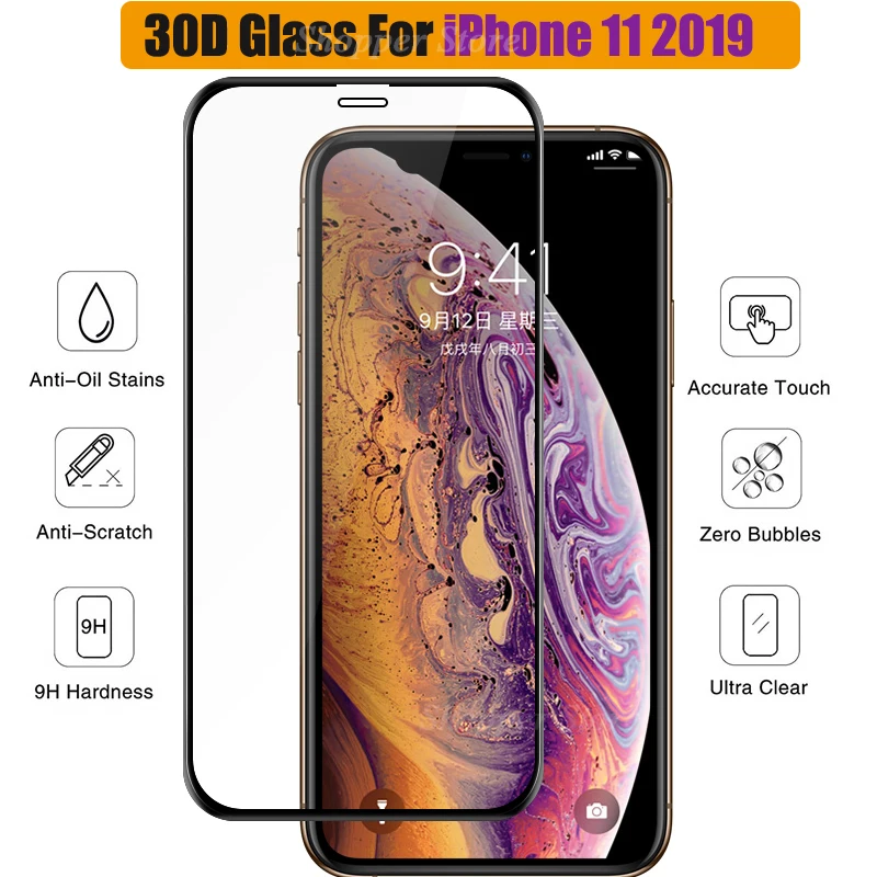 20D Full Cover Tempered Glass For iPhone 11 Pro Max 11 2019 Screen Protector Glass Film For iPhone 11 Pro 5.8 6.1 6.5 inch 2019
20D Full Cover Tempered Glass For iPhone 11 Pro Max 11 2019 Screen Protector Glass Film For iPhone 11 Pro 5.8 6.1 6.5 inch 2019