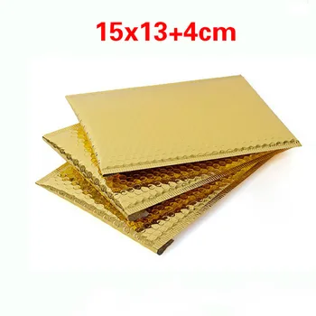 10pc Packaging Shipping Bubble Mailers gold paper Padded Envelopes Bag Bubble Mailing Envelope Bag Gift Wrapping Storage 15*13cm
10pc Packaging Shipping Bubble Mailers gold paper Padded Envelopes Bag Bubble Mailing Envelope Bag Gift Wrapping Storage 15*13cm