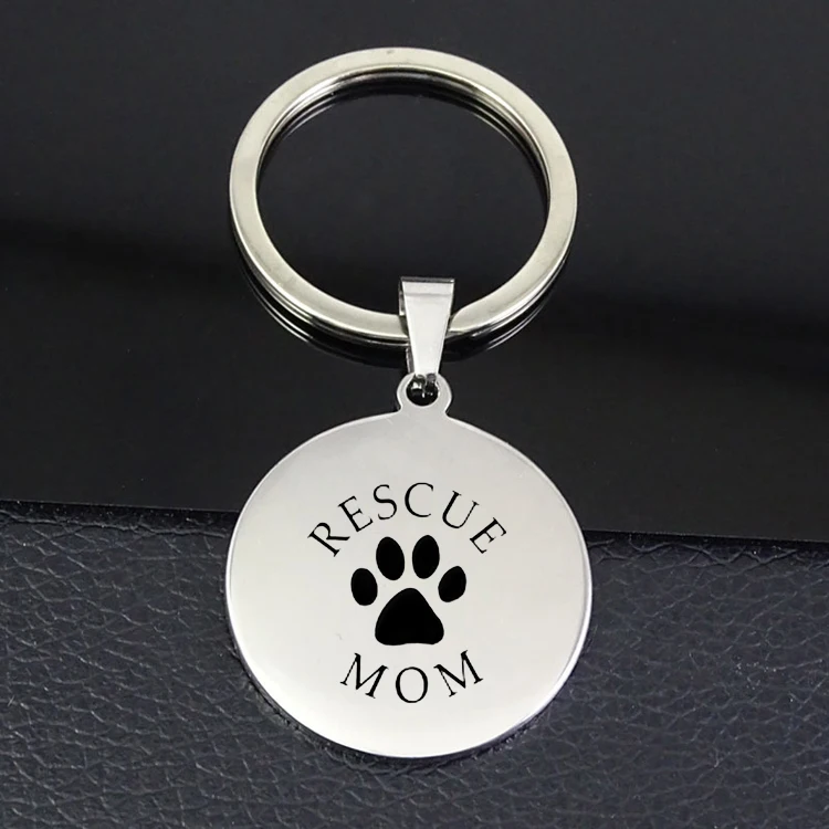 Paw Print Keychain "RESCUE MOM" Pendant Keychains Jewelry Wholesale Price for Drop Shipping YP7479
Paw Print Keychain "RESCUE MOM" Pendant Keychains Jewelry Wholesale Price for Drop Shipping YP7479