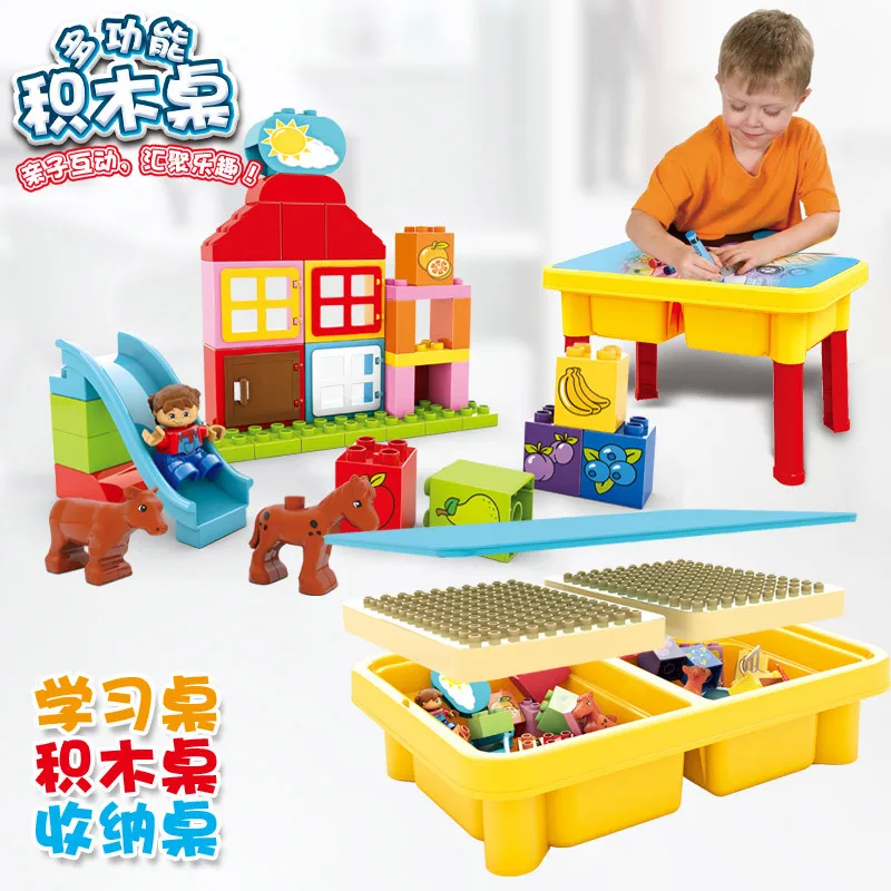 Qin hui Hg-1449b/Hg-1283 Children Multi-functional Building Blocks Table Assembled Large Particles Building Blocks Educational T
Qin hui Hg-1449b/Hg-1283 Children Multi-functional Building Blocks Table Assembled Large Particles Building Blocks Educational T