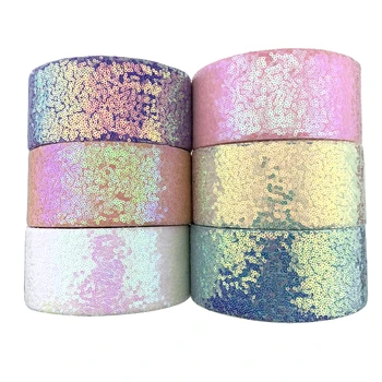3 inch (75MM) 50 yards small sequin ribbon DIY Hair bows Material Sewing Accessories
3 inch (75MM) 50 yards small sequin ribbon DIY Hair bows Material Sewing Accessories
