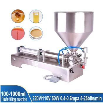 Commercial Multifunctional Single Paste Filling Machine, Stainless Steel Distributor, Foot Control, Liquid Paste Filling Machine
Commercial Multifunctional Single Paste Filling Machine, Stainless Steel Distributor, Foot Control, Liquid Paste Filling Machine