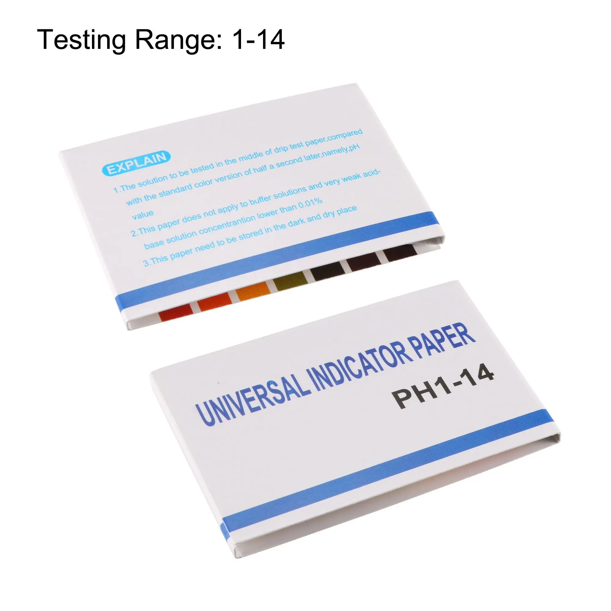 pH Test Strips 80 PCS Universal Litmus Paper (pH 1-14) to Test Water Quality, Soil, Urine & Saliva, Cosmetics, Alkaline & Diabet
pH Test Strips 80 PCS Universal Litmus Paper (pH 1-14) to Test Water Quality, Soil, Urine & Saliva, Cosmetics, Alkaline & Diabet