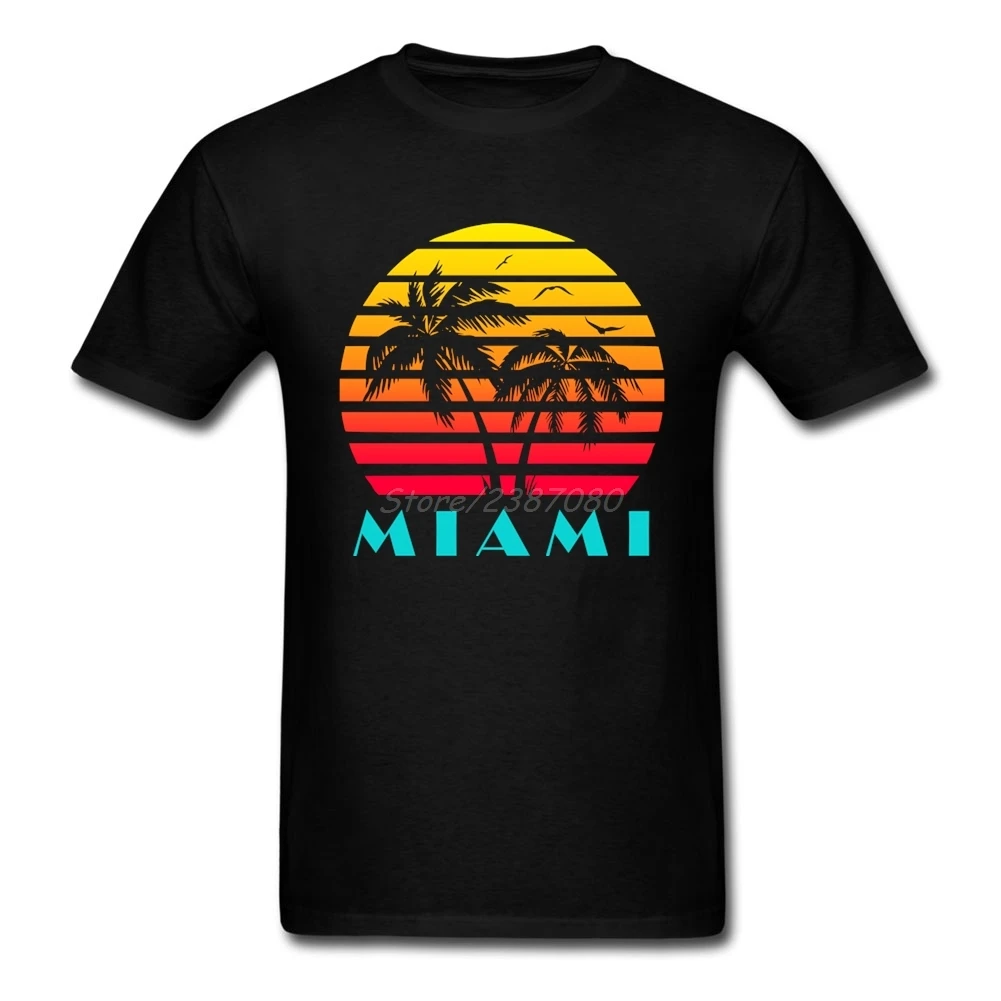 Miami 80S Sunset Miami Vice T Shirt Cotton Custom Short Sleeve Mens T Shirts Fashion 2018 Hot Selling Big Size Tee Shirts Homme 
Miami 80S Sunset Miami Vice T Shirt Cotton Custom Short Sleeve Mens T Shirts Fashion 2018 Hot Selling Big Size Tee Shirts Homme