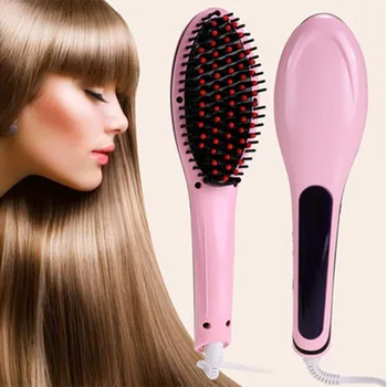 Electric Ceramic Hair Straightener Comb With LCD Display (EU Plug)
Electric Ceramic Hair Straightener Comb With LCD Display (EU Plug)