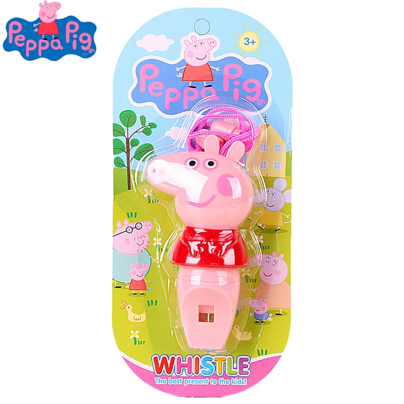 

Peppa Pig Children's Toys Whistle Cartoon Anime Character Figure Model Excellent Quality Kid Birthday Toy Gift