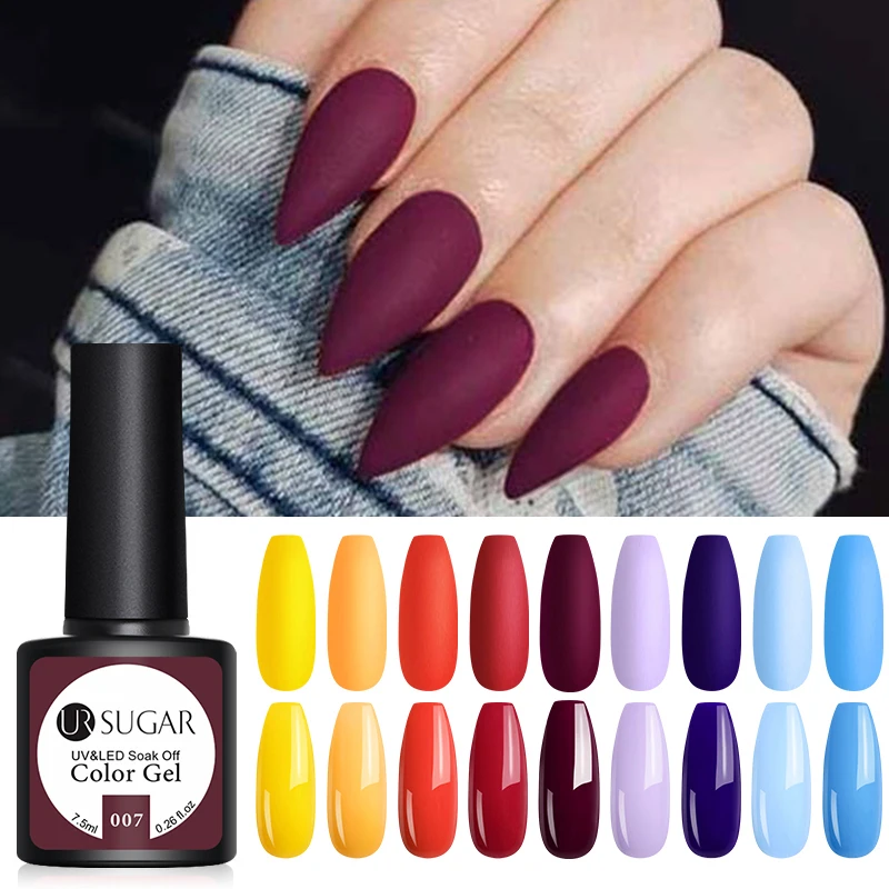 UR SUGAR 7.5ml Matte UV Gel Polish Matte Effect UV LED Gel Varnish Soak Off UV Gel Lacquer Long-Lasting Nails Manicure Top Coat
UR SUGAR 7.5ml Matte UV Gel Polish Matte Effect UV LED Gel Varnish Soak Off UV Gel Lacquer Long-Lasting Nails Manicure Top Coat