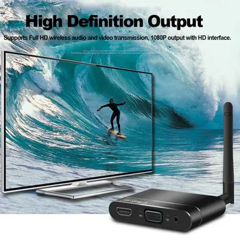 Wireless 1080P Display Dongle Receiver Adapter Screen Converter WiFi Mirror Box HDMI VGA AV Miracast Airplay DLNA Media Stick
Wireless 1080P Display Dongle Receiver Adapter Screen Converter WiFi Mirror Box HDMI VGA AV Miracast Airplay DLNA Media Stick
