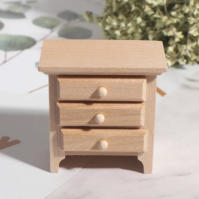 1/12 Dollhouse Miniature Wood Bedside Cabinet Model Furniture AccessoriesDIY Toys for Baby
1/12 Dollhouse Miniature Wood Bedside Cabinet Model Furniture AccessoriesDIY Toys for Baby