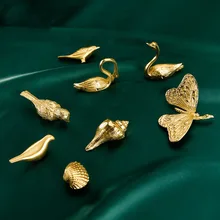 Solid Brass Animal Cabinet Knob Door Butterfly Conch Snail Wardrobe Drawer Pulls Single Hole Handles for Furniture
Solid Brass Animal Cabinet Knob Door Butterfly Conch Snail Wardrobe Drawer Pulls Single Hole Handles for Furniture