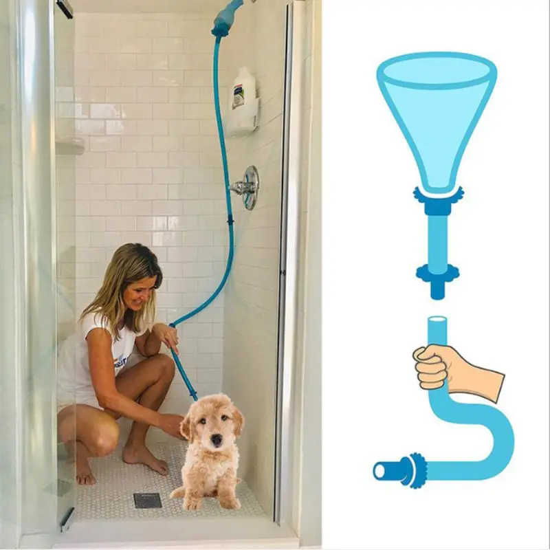 Universal Pet Shower, Spray Hose, Manual Dog Flushing Connector, Dog Cleaning Hose, Silicone Tip for Dogs, Cats, Suitable
Universal Pet Shower, Spray Hose, Manual Dog Flushing Connector, Dog Cleaning Hose, Silicone Tip for Dogs, Cats, Suitable