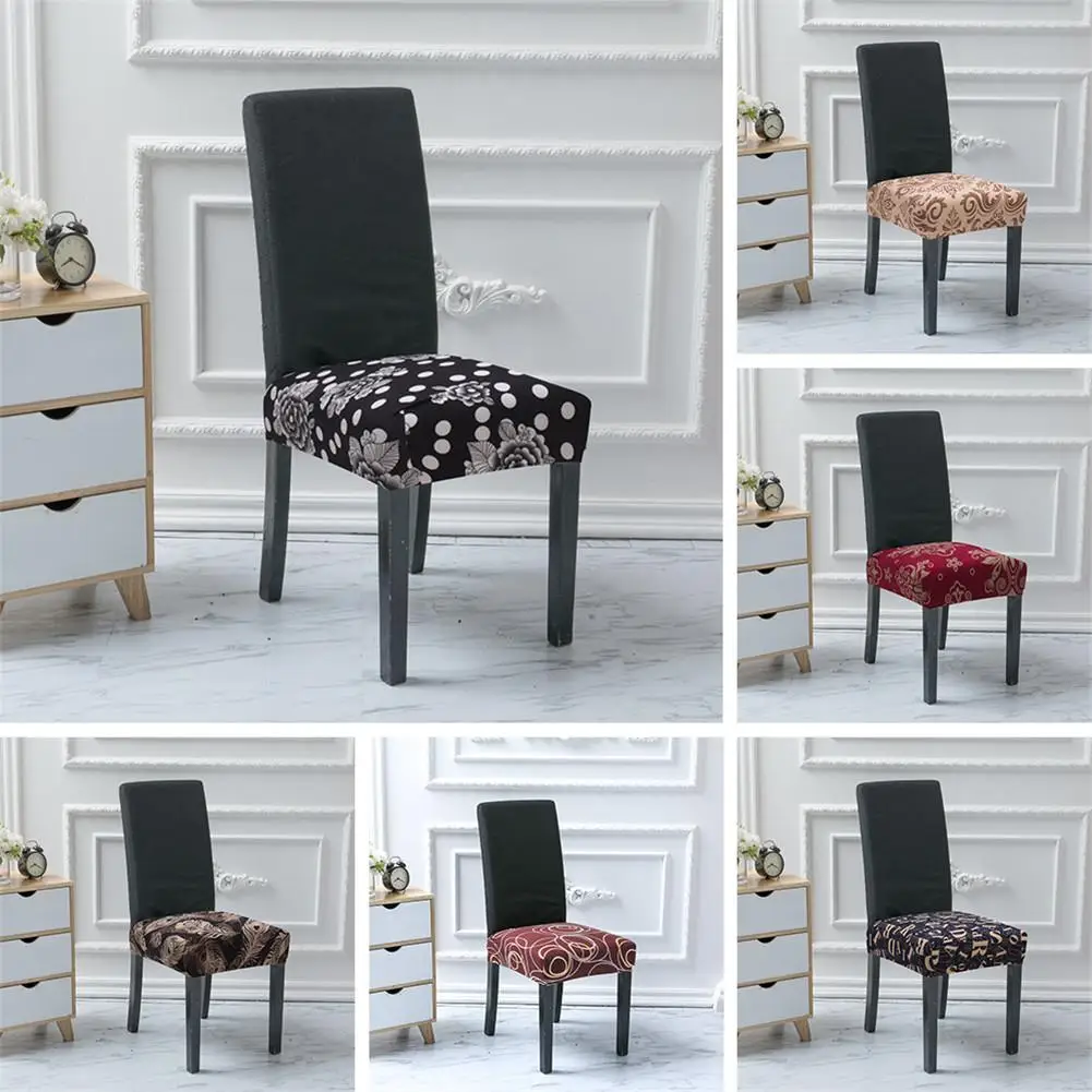 Stretch Spandex Jacquard Dining Room Chair Seat Covers Removable Washable Anti-Dust Dinning Upholstered Chair Cushion Slipcovers
Stretch Spandex Jacquard Dining Room Chair Seat Covers Removable Washable Anti-Dust Dinning Upholstered Chair Cushion Slipcovers