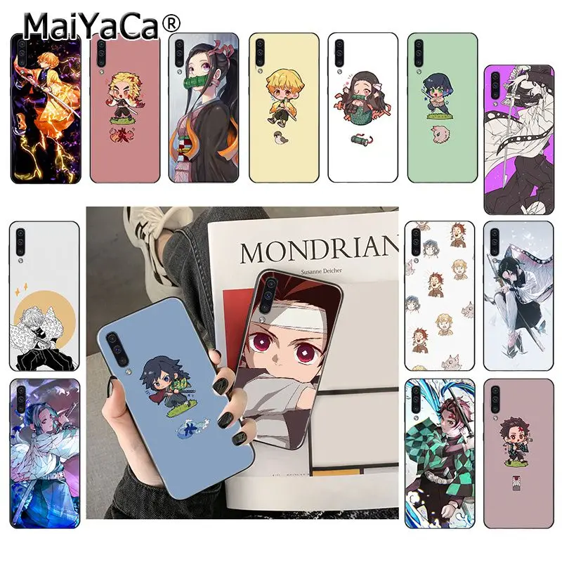 MaiYaCa Япония Kamado Nezuko Kimetsu No Yaiba Demon чехол для телефона Samsung A51 A71 A80 A7 A50 A70 A40 A20 A30 A6 A8 Plus