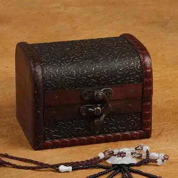 Vintage Style Fresh Simple Small Wood Jewelry Box Treasure Ring Necklace Bracelet Holder Case Multi-function Jewelry Storage Box
Vintage Style Fresh Simple Small Wood Jewelry Box Treasure Ring Necklace Bracelet Holder Case Multi-function Jewelry Storage Box