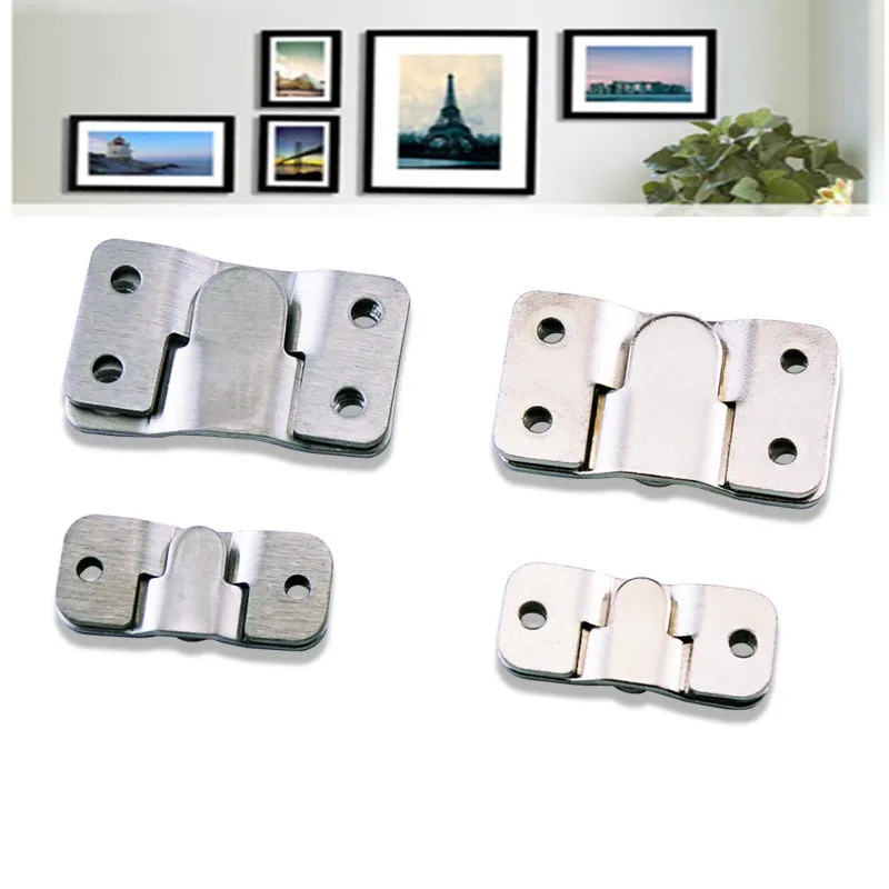 4pcs Stainless Steel Art Gallery Painting Interlocking Hook Picture frame hook wall hanger Photo Frame Clip Furniture Hardware
4pcs Stainless Steel Art Gallery Painting Interlocking Hook Picture frame hook wall hanger Photo Frame Clip Furniture Hardware