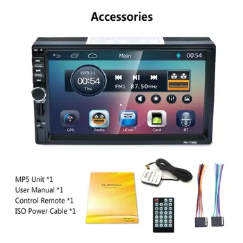 2Din 7inch RK-7156G Car MP5 Bluetooth FM/RDS Car Radio HD Touch Screen GPS Navigation Car Multimedia Player Support USB TF
2Din 7inch RK-7156G Car MP5 Bluetooth FM/RDS Car Radio HD Touch Screen GPS Navigation Car Multimedia Player Support USB TF