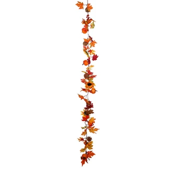 1.8m LED Lighted Fall Autumn Artificial Pumpkin Maple Leaves Garland Door Window 425D
1.8m LED Lighted Fall Autumn Artificial Pumpkin Maple Leaves Garland Door Window 425D
