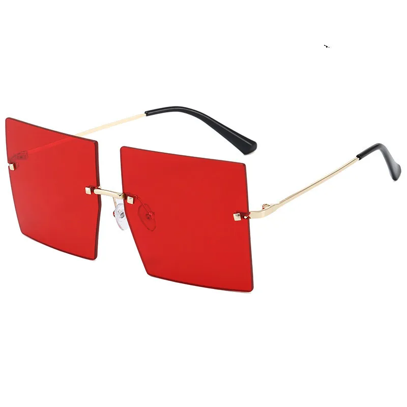 New Brand Square Sunglasses Women Luxurious Rimless Sun Glasses Vintage Metal Big Frame Eyeglasses Fashion Outdoor Oculos De Sol
New Brand Square Sunglasses Women Luxurious Rimless Sun Glasses Vintage Metal Big Frame Eyeglasses Fashion Outdoor Oculos De Sol