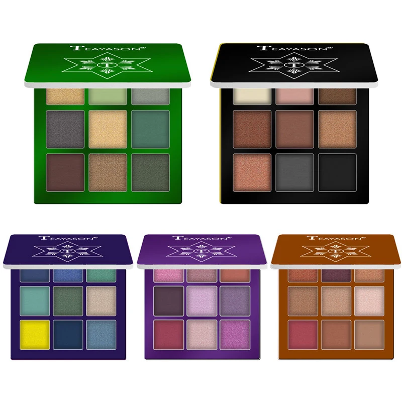 Glitter Diamond Eye Shadow Palette 9 Colors Shimmer Metallic Pigment Highlighter Red Black Eyeshadow Matte Eyes Makeup 
Glitter Diamond Eye Shadow Palette 9 Colors Shimmer Metallic Pigment Highlighter Red Black Eyeshadow Matte Eyes Makeup