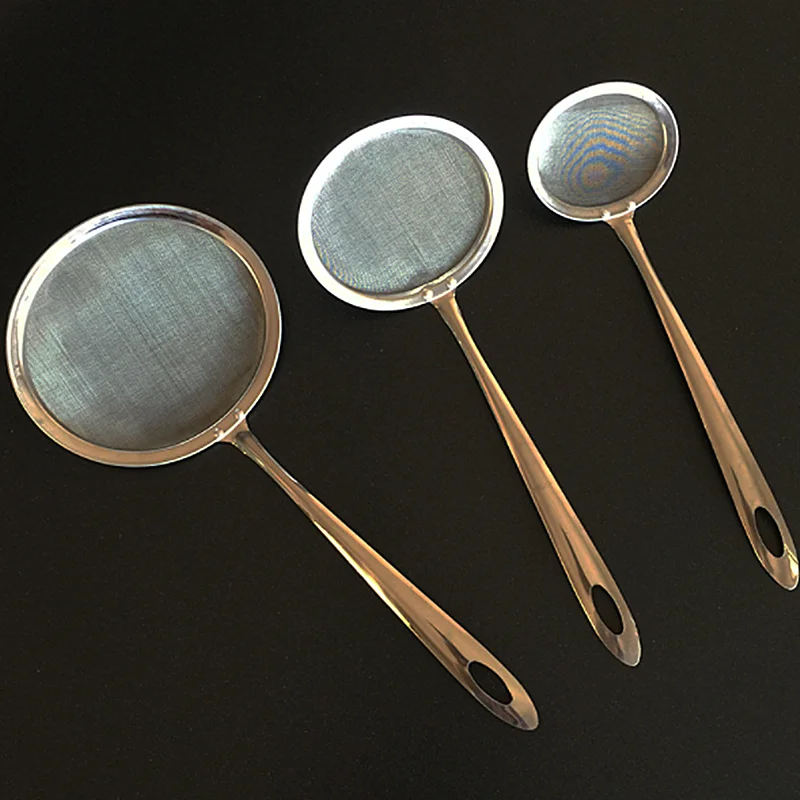 Durablel Stainless Steel Kitchen Flour Handheld Screen Mesh Strainer Flour Sieve Oil Strainer colander
Durablel Stainless Steel Kitchen Flour Handheld Screen Mesh Strainer Flour Sieve Oil Strainer colander