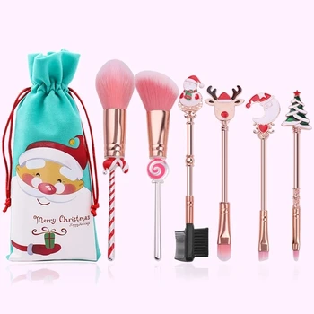Christmas Makeup Brushes Set For Foundation Powder Blush Eyeshadow Lip Eye Makeup Brush Cosmetics Tools Halloween Christmas Gift
Christmas Makeup Brushes Set For Foundation Powder Blush Eyeshadow Lip Eye Makeup Brush Cosmetics Tools Halloween Christmas Gift