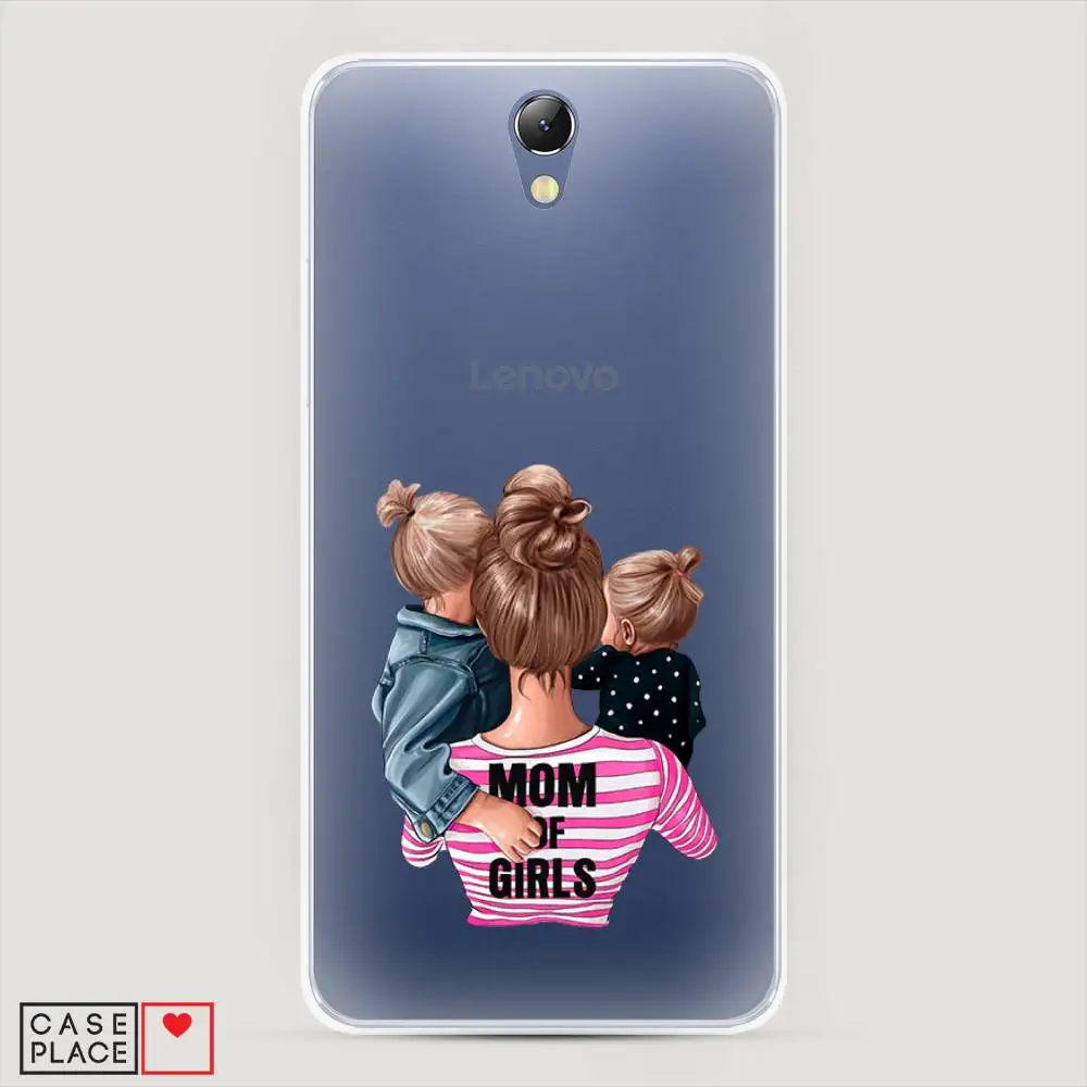 Чехол Силиконовый для Lenovo Vibe S1 Mom of Girls защитная накладка бампер тонкая мягкая из