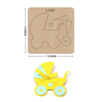 SMVAUON Wooden Cutting Dies Leather Knife Cut Die Customized Pattern Making Decor Supplies Template
SMVAUON Wooden Cutting Dies Leather Knife Cut Die Customized Pattern Making Decor Supplies Template