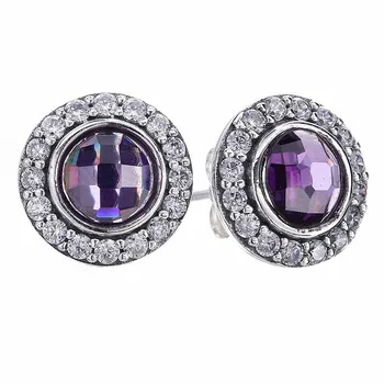 Authentic 925 Sterling Silver Earring Sparkling Pink Legacy With Crystal Stud Earrings For Women Wedding Gift Jewelry
Authentic 925 Sterling Silver Earring Sparkling Pink Legacy With Crystal Stud Earrings For Women Wedding Gift Jewelry